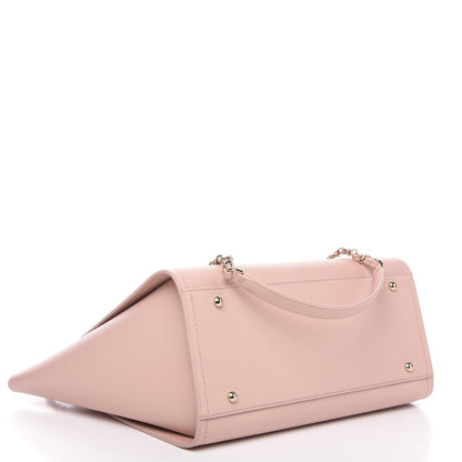 Chanel Caviar Small Studded Deauville Tote Light Pink 3 of 9
