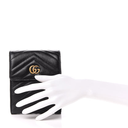 Gucci Calfskin Matelasse GG Marmont 2.0 Multi Belt Bag Pouch Black 2 of 9
