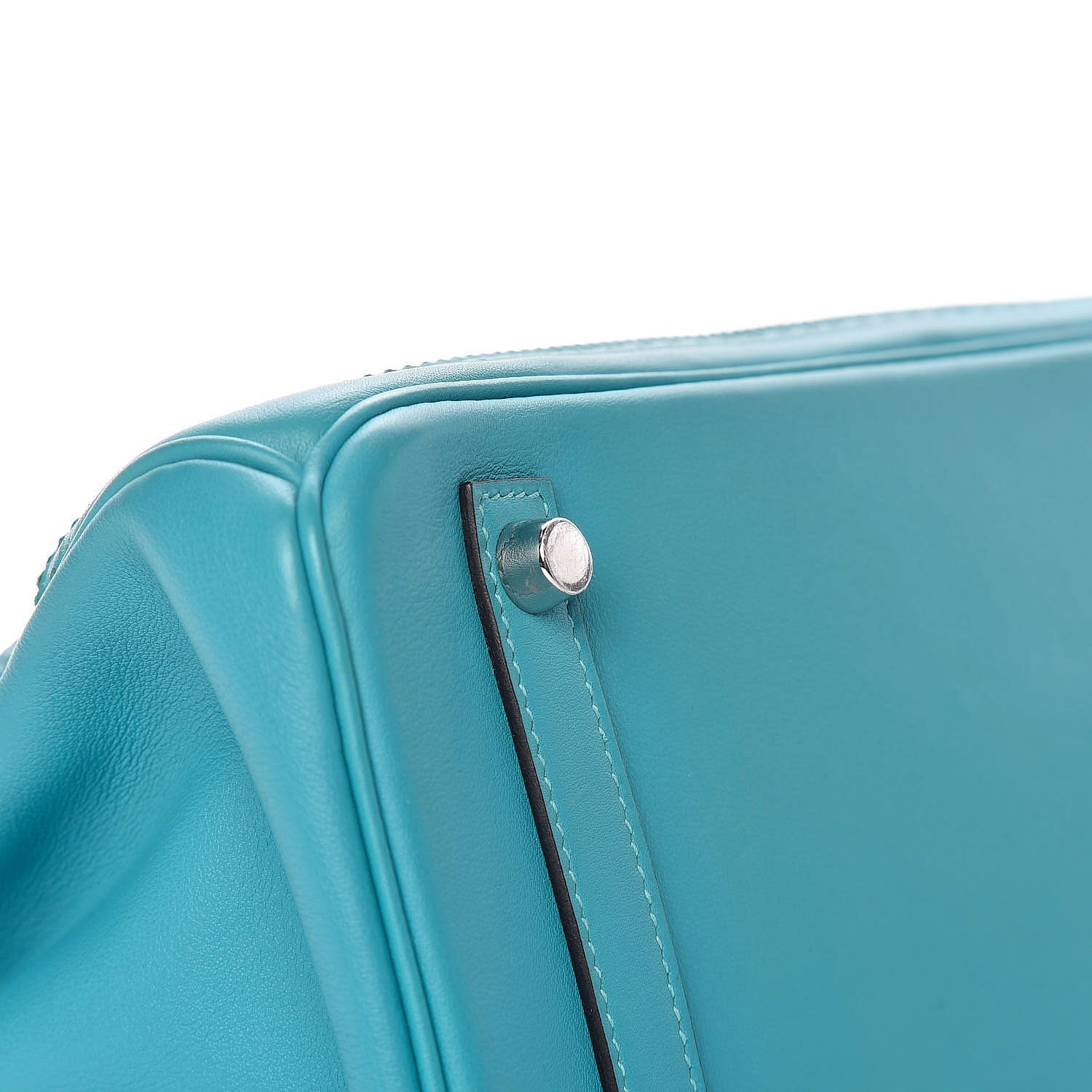 Hermes Togo Swift Ghillies Birkin 30 Turquoise 29 of 29