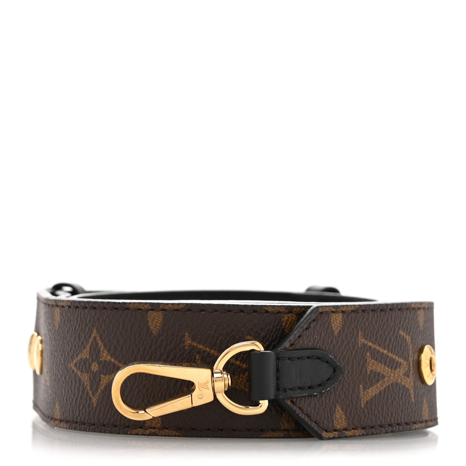 Louis Vuitton Monogram Adjustable Bandouliere Shoulder Strap Black 1 of 7