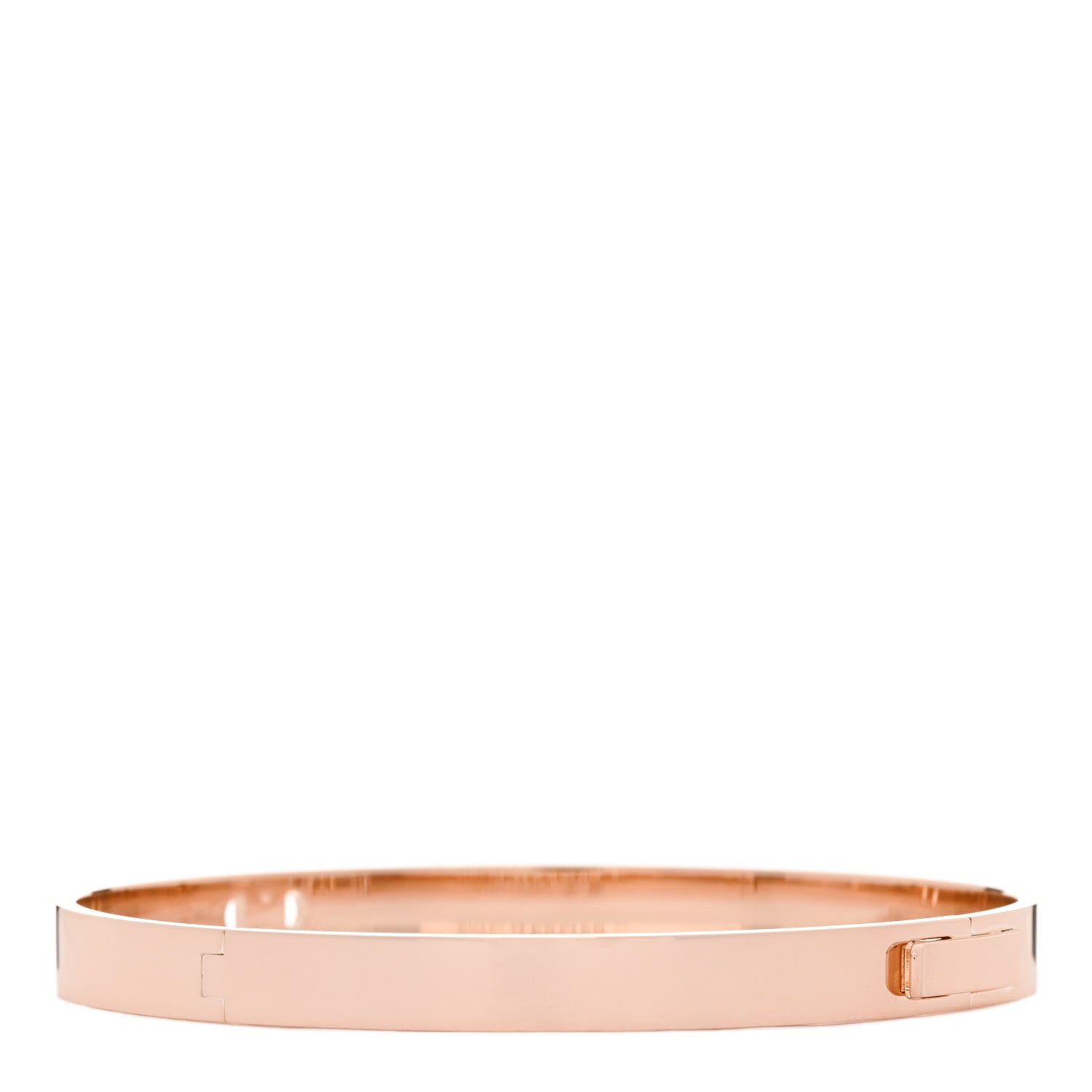 Hermes 18K Rose Gold Diamond PM H D'Ancre Bracelet ST 2 of 4