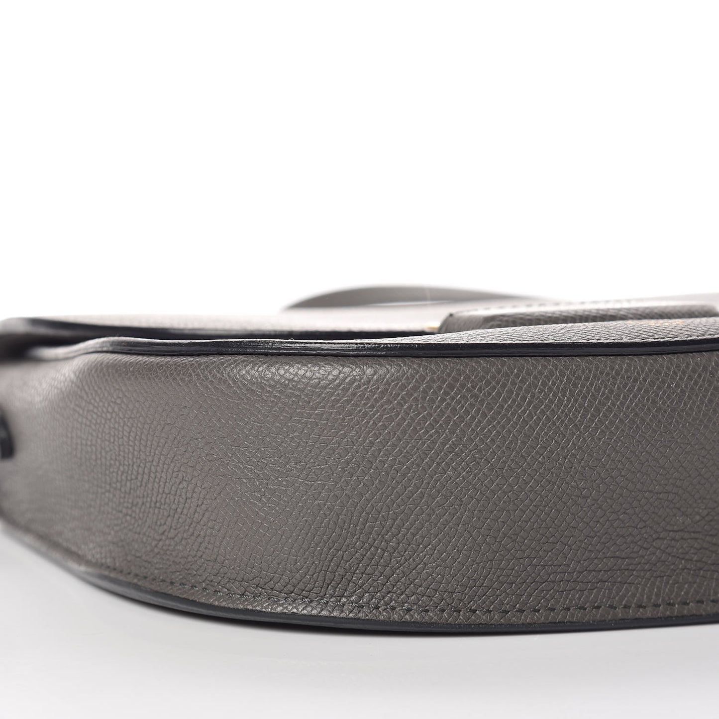 Baby Grained Calfskin Small Trotteur Grey