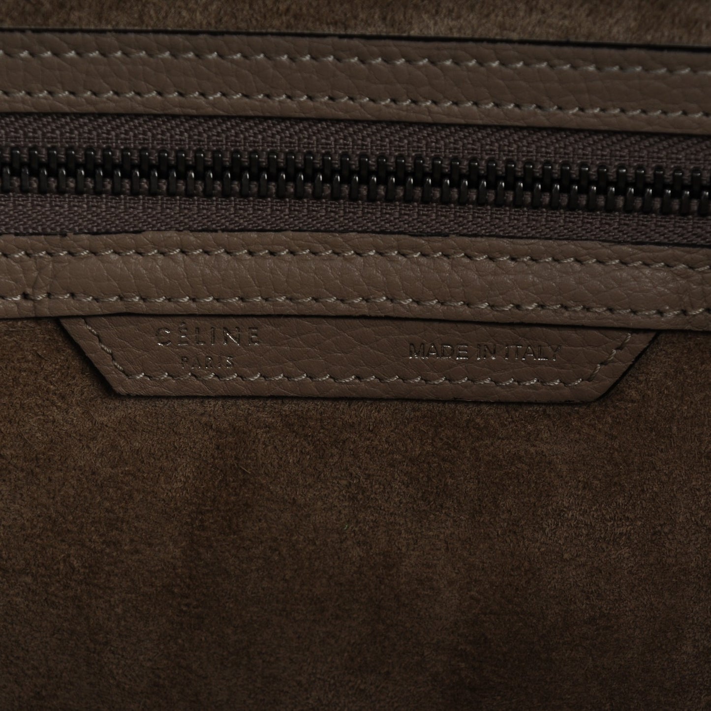 Drummed Calfskin Mini Luggage Dune