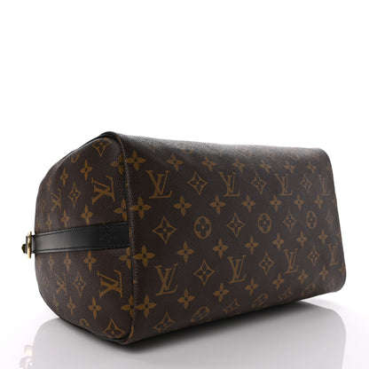 Louis Vuitton Monogram My World Tour Speedy Bandouliere 30 Black 4 of 8