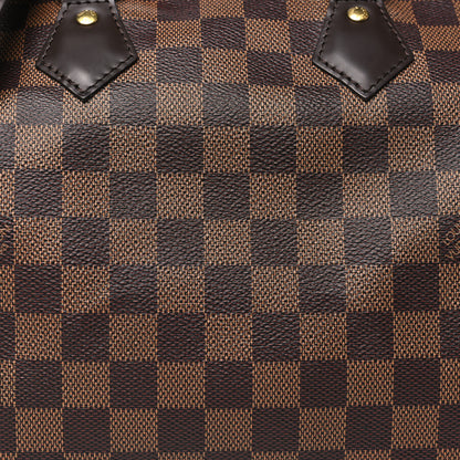 Louis Vuitton Damier Ebene Speedy Bandouliere 25 7 of 9