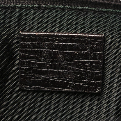 Gucci Monogram Web Boat Pochette Brown 6 of 12