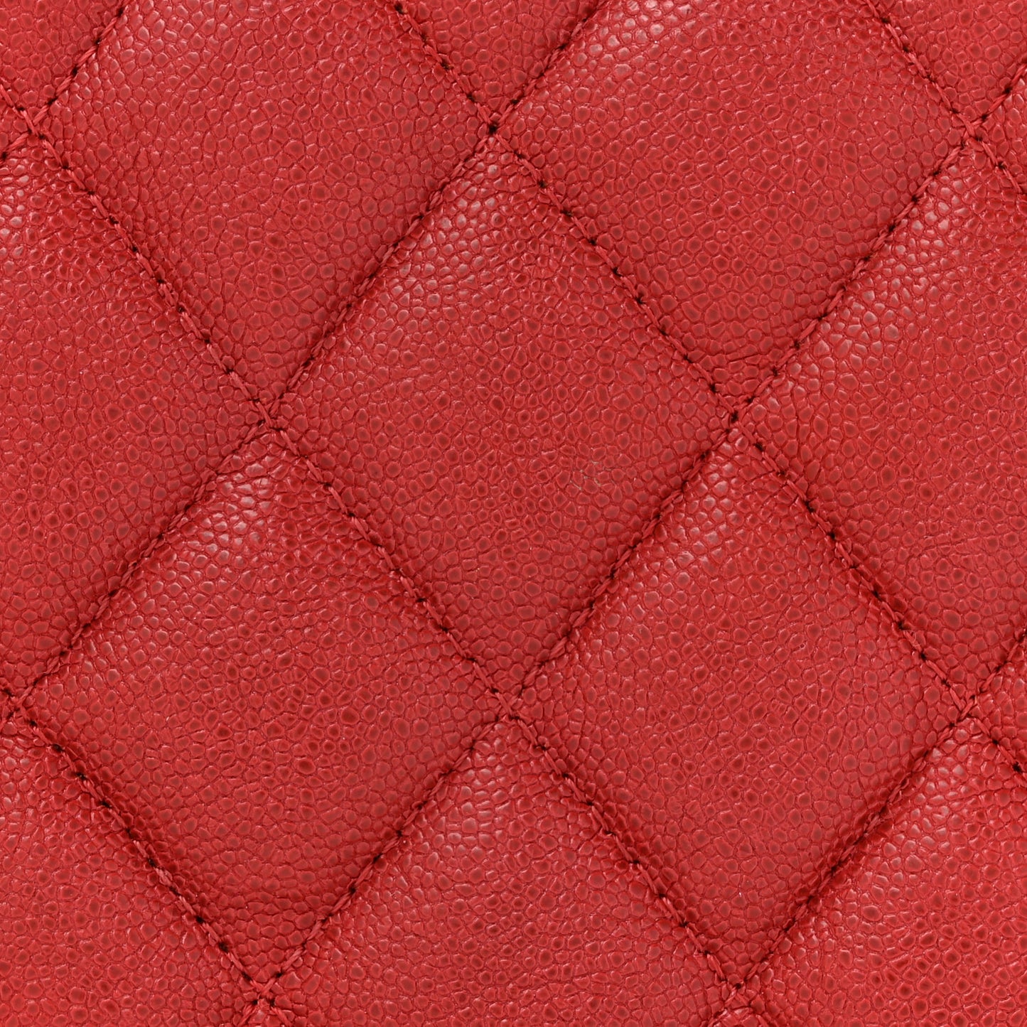 Caviar Quilted Boy Wallet On Chain WOC Red