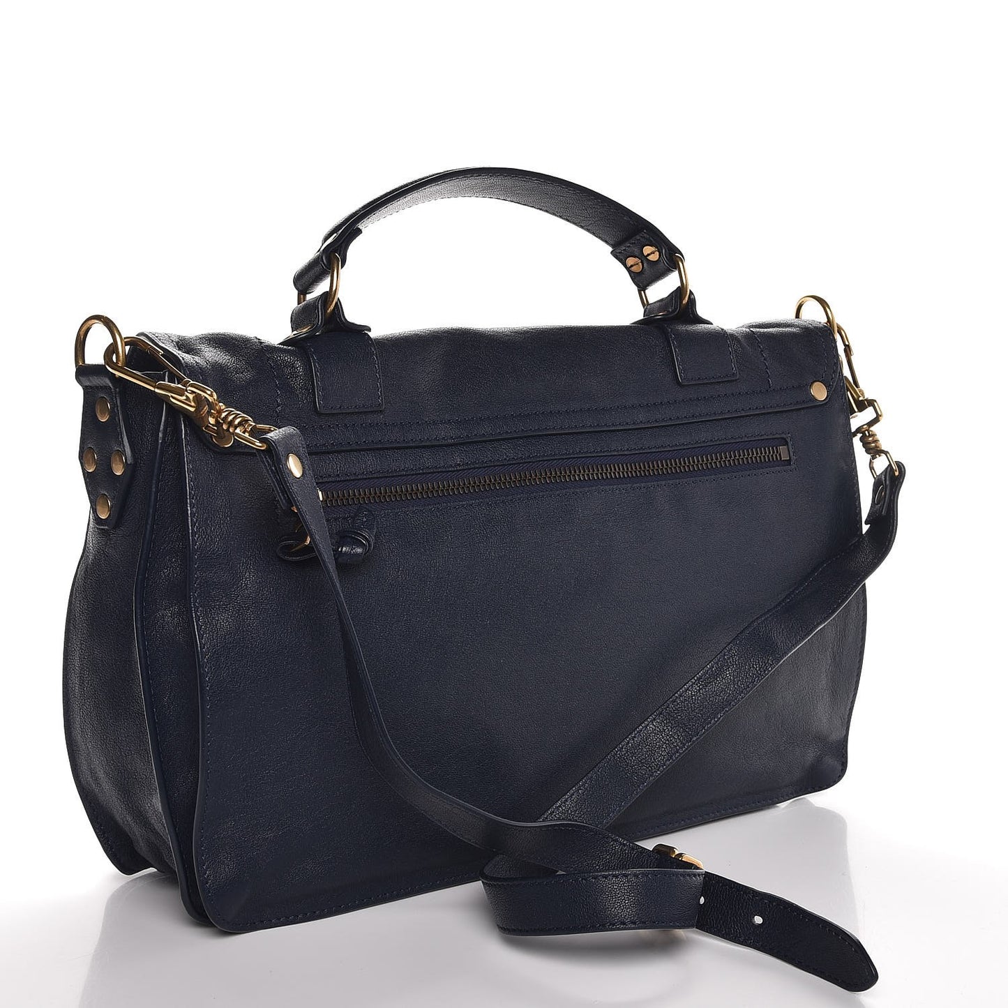 Lambskin Medium PS1 Satchel Midnight