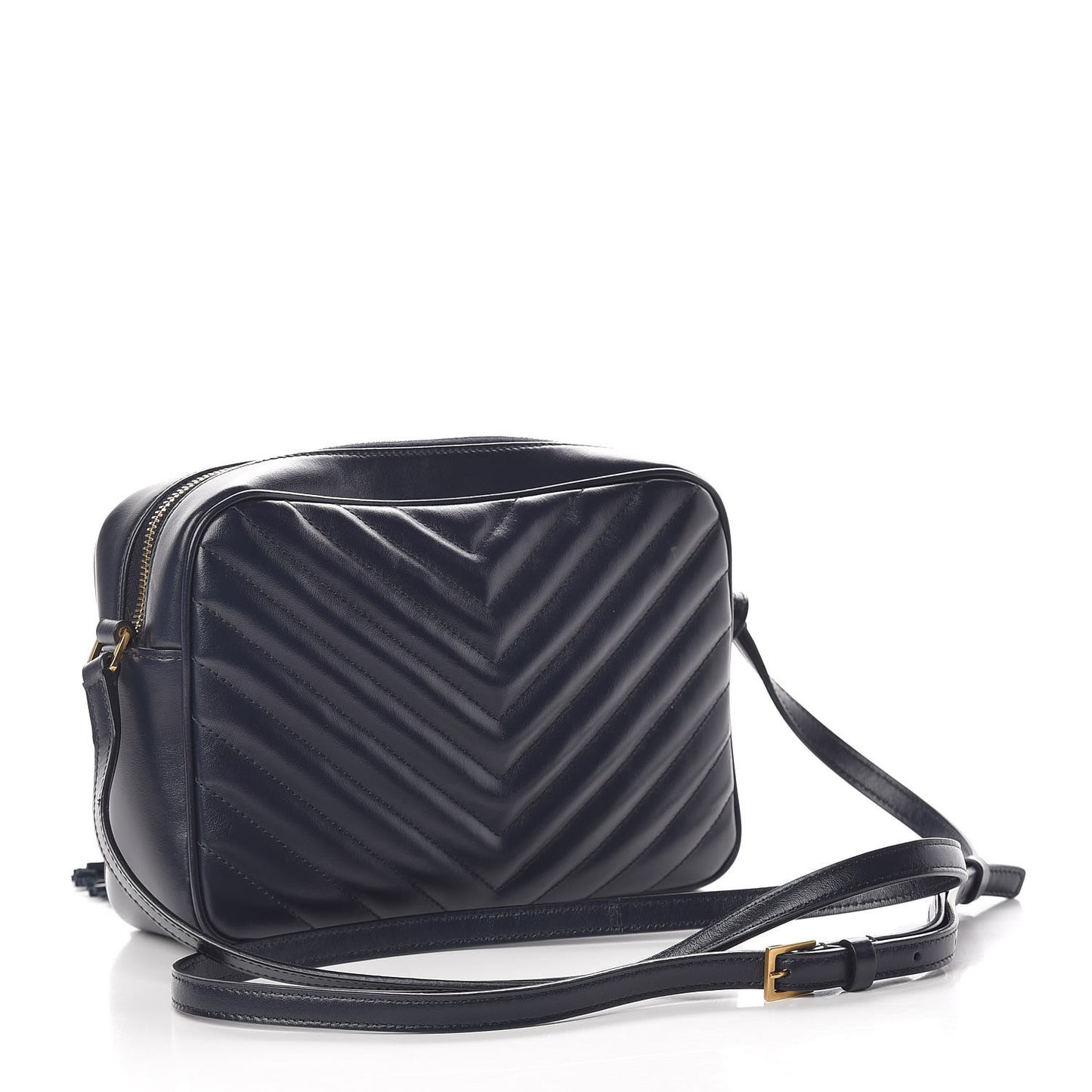 Calfskin Matelasse Monogram Lou Camera Bag Navy
