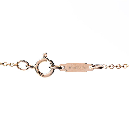 Tiffany 18K Yellow Gold Crossover Heart Pendant Necklace 7 of 7