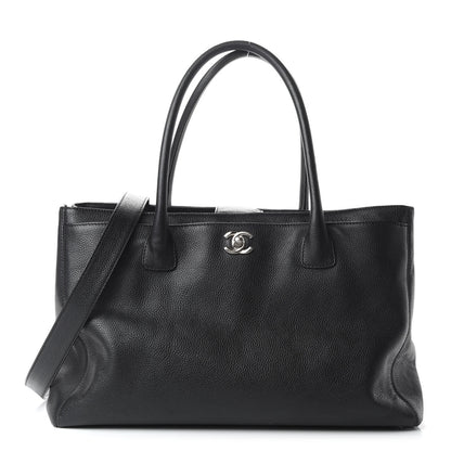 Chanel Calfskin Cerf Executive Shopper Tote Black 1 of 10