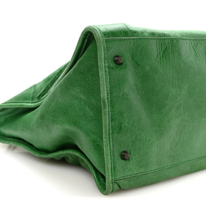 Balenciaga Agneau Classic Hardware Work Vert Gazon 10 of 11