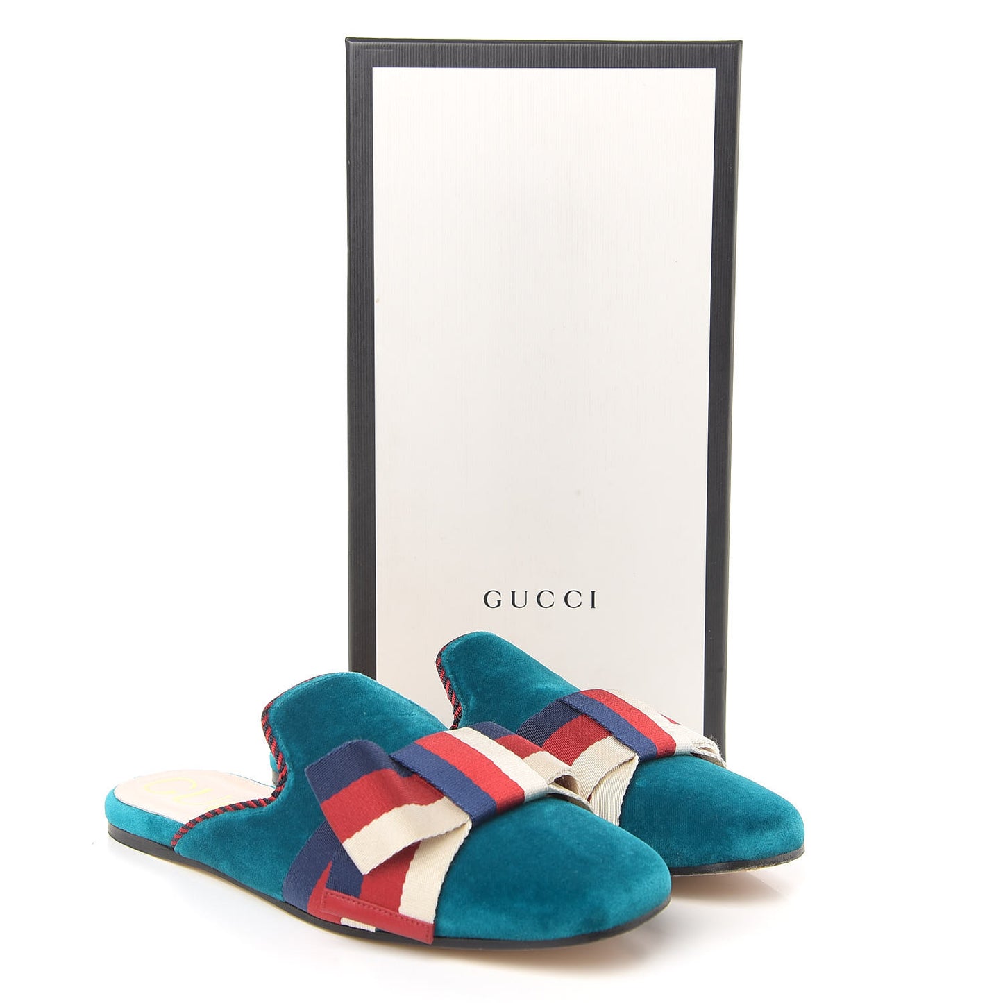 Softy Velvet Sylvie Bow Slippers 37.5 Pavone