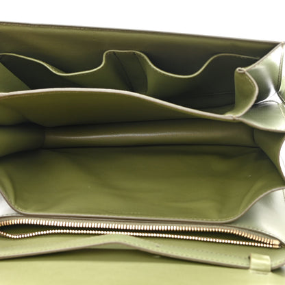 Celine Box Calfskin Classic Box Medium Flap Bag Army Green 4 of 9