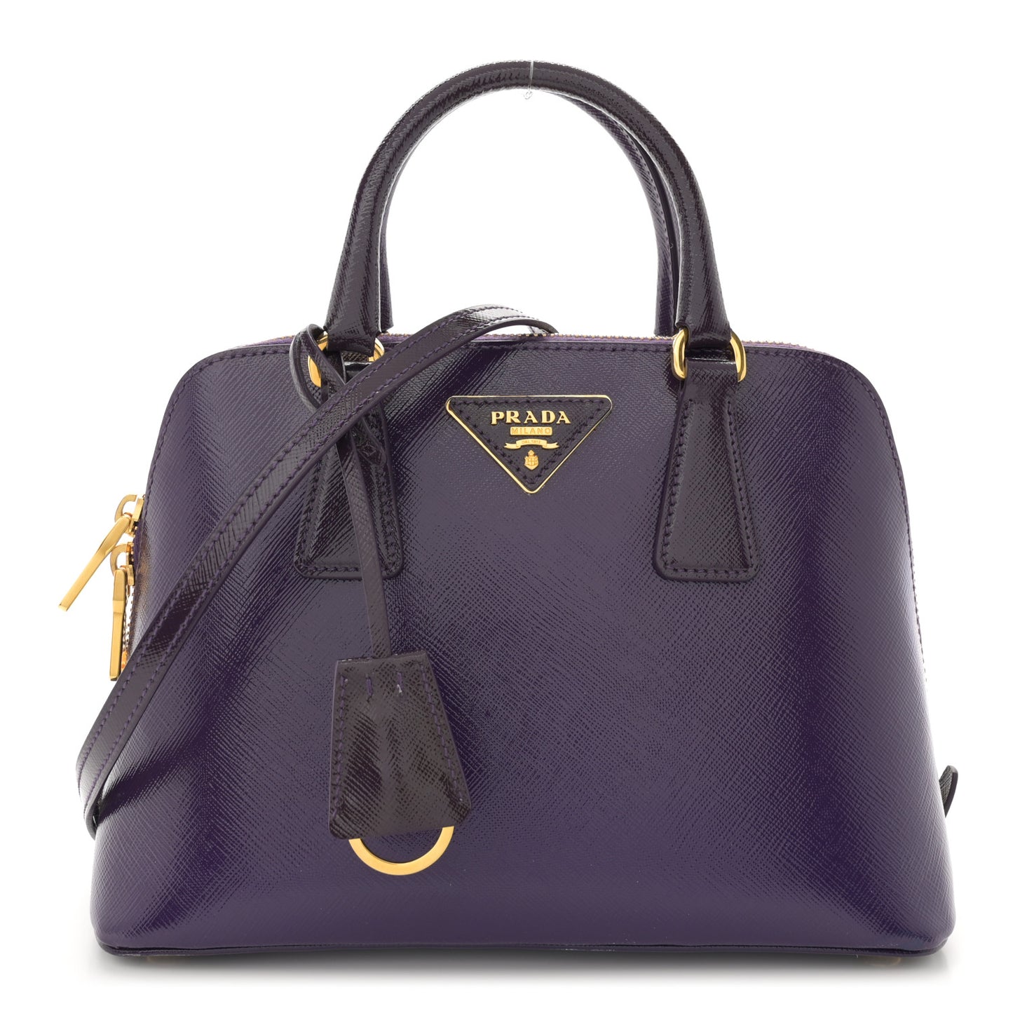 Saffiano Vernice Small Promenade Tote Viola
