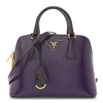 Prada Saffiano Vernice Small Promenade Tote Viola 1 of 12