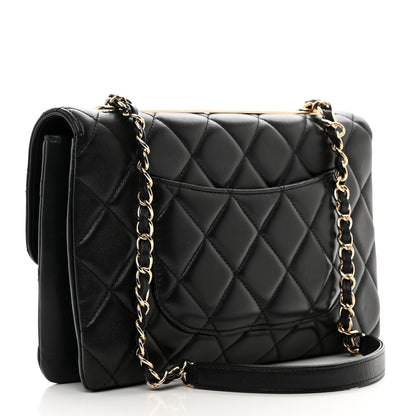 Chanel Lambskin Quilted Medium Trendy CC Flap Black 3 of 10