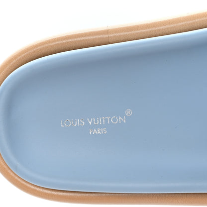 Louis Vuitton Monogram Denim LV Bliss Womens Comfort Mules 39 Turquoise 9 of 9