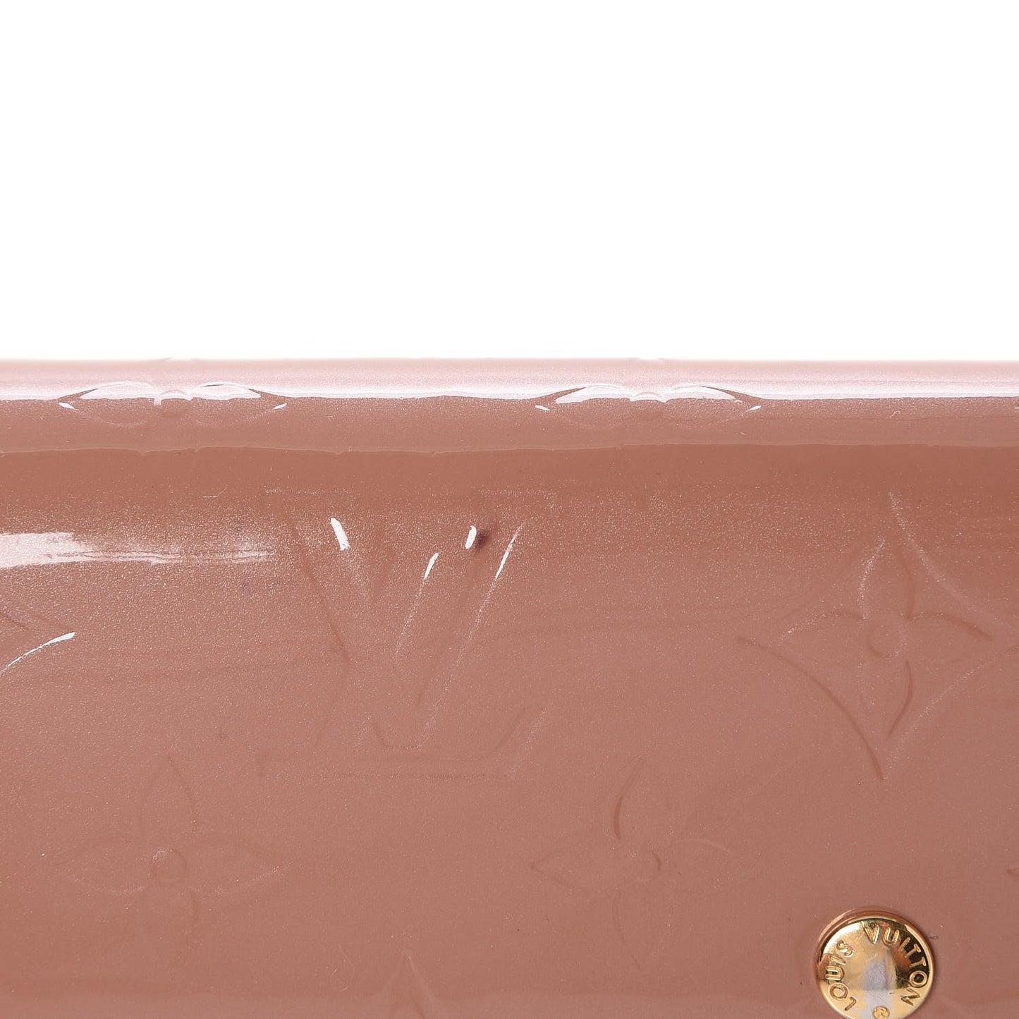 Vernis Sarah Wallet Rose Velours