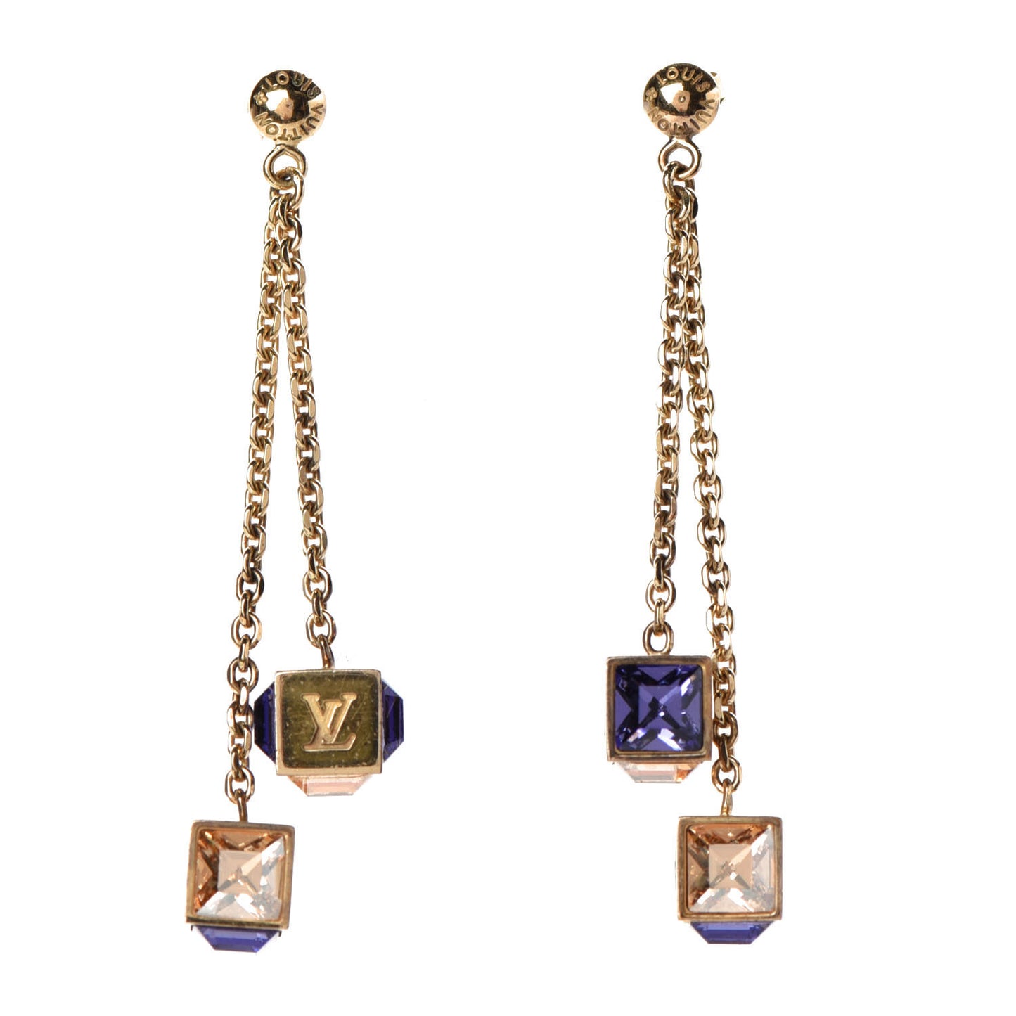 Swarovski Gamble Earrings Azur Gold