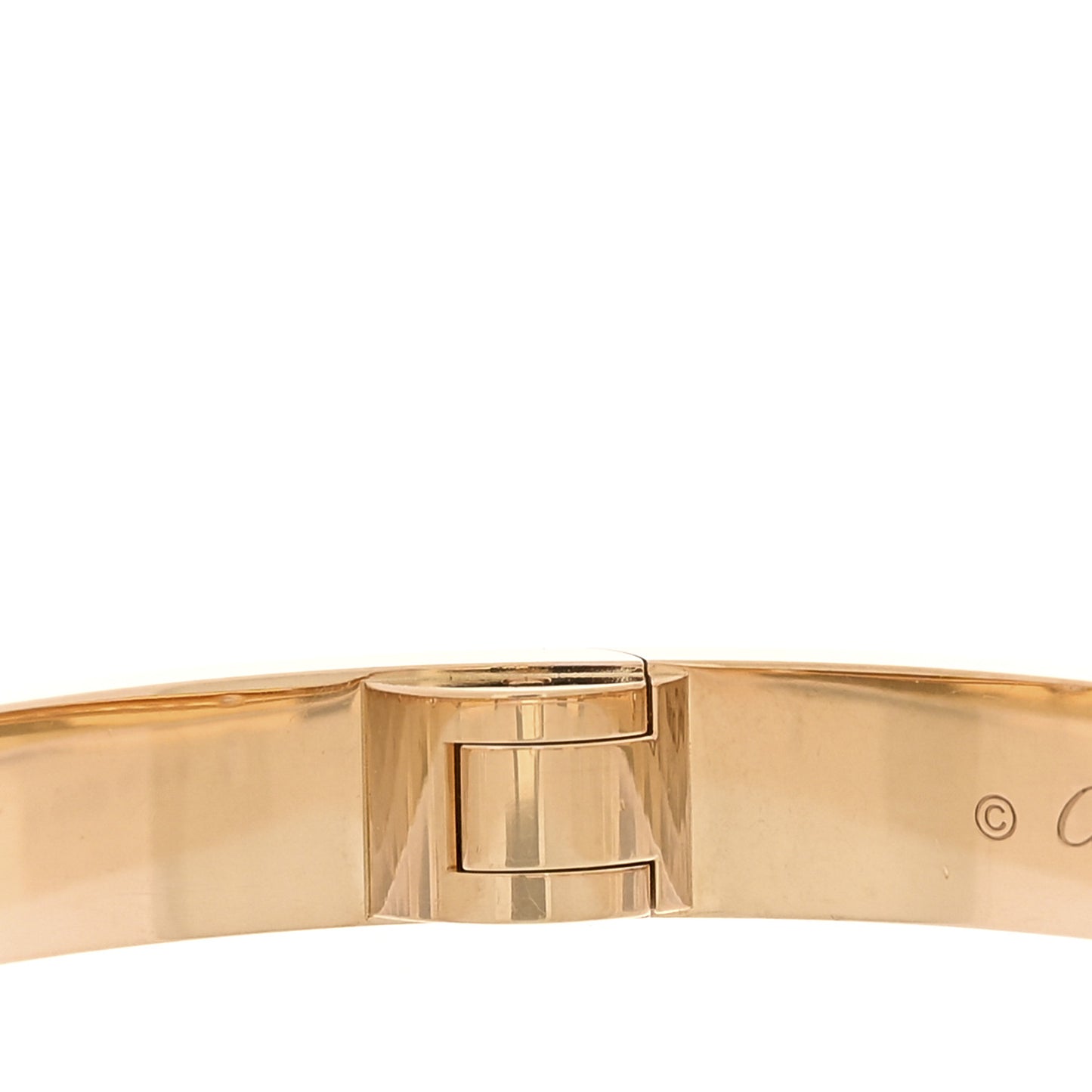 18K Yellow Gold 4 Diamond LOVE Bracelet 16