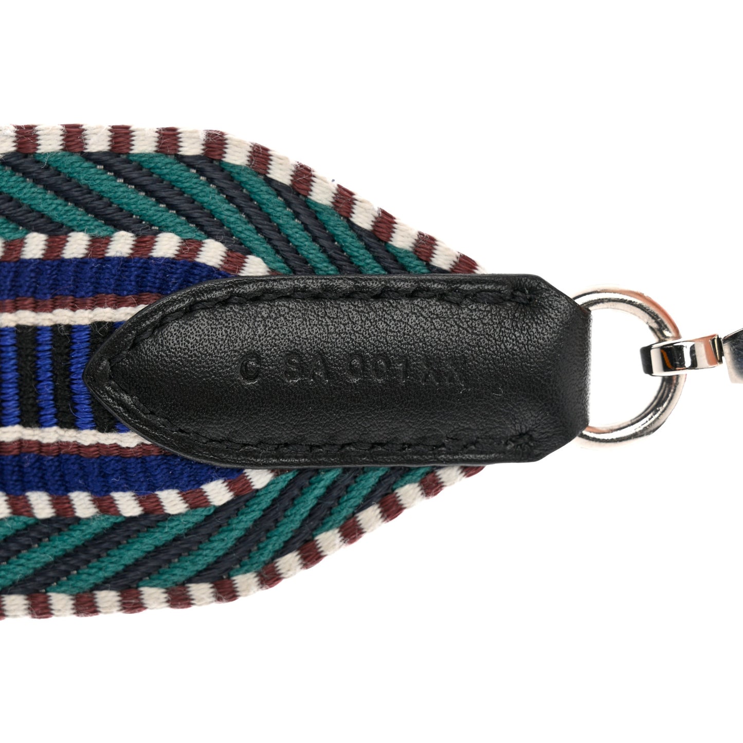 Toile Swift 50mm Sangle Cavale Shoulder Strap Malachite Bleu Electrique Black