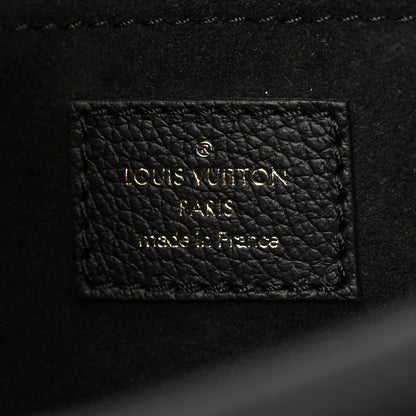 Louis Vuitton Soft Calfskin Mylockme Chain Bag BB Black Creme 6 of 10