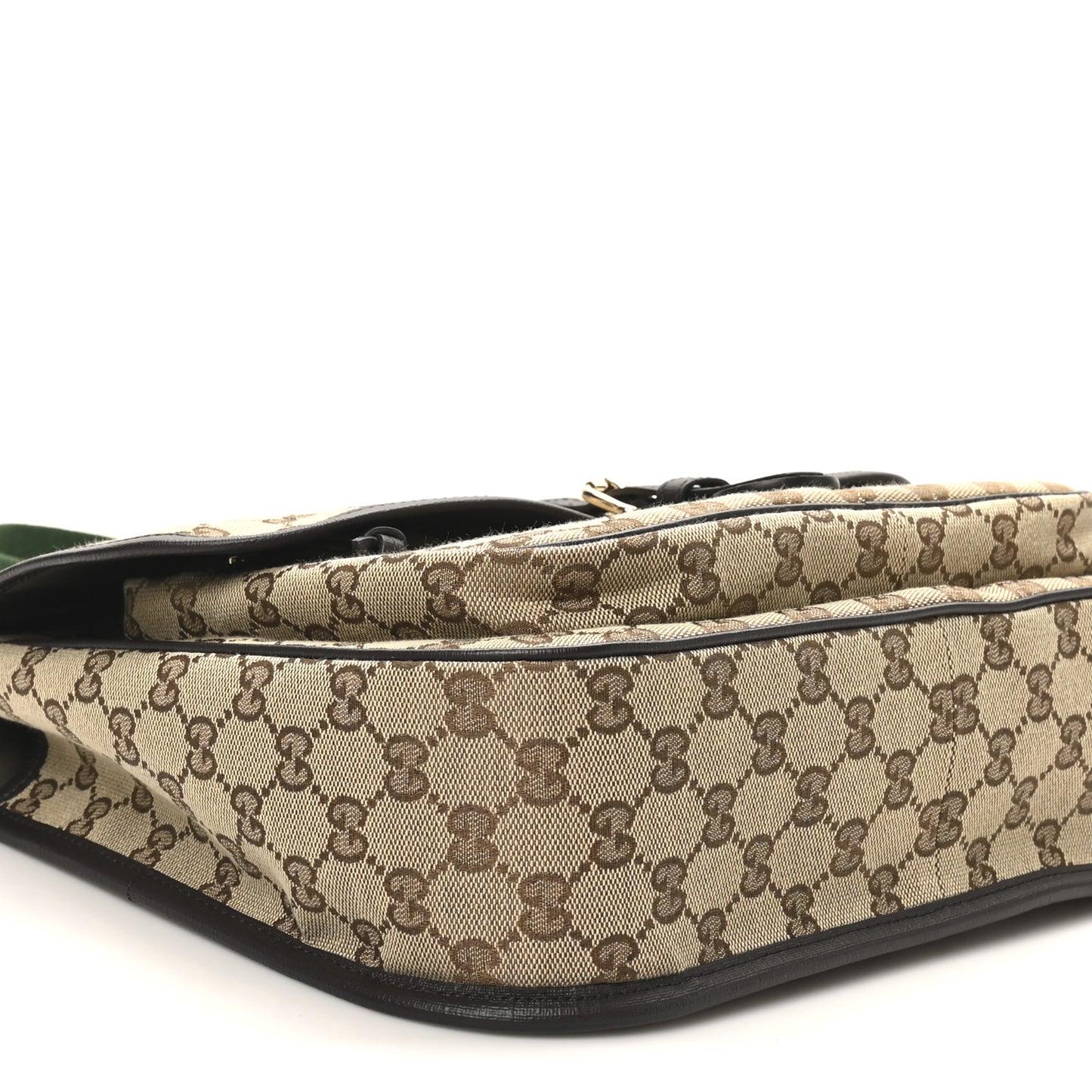 Monogram Web Childrens Messenger Bag Beige Ebony Cocoa