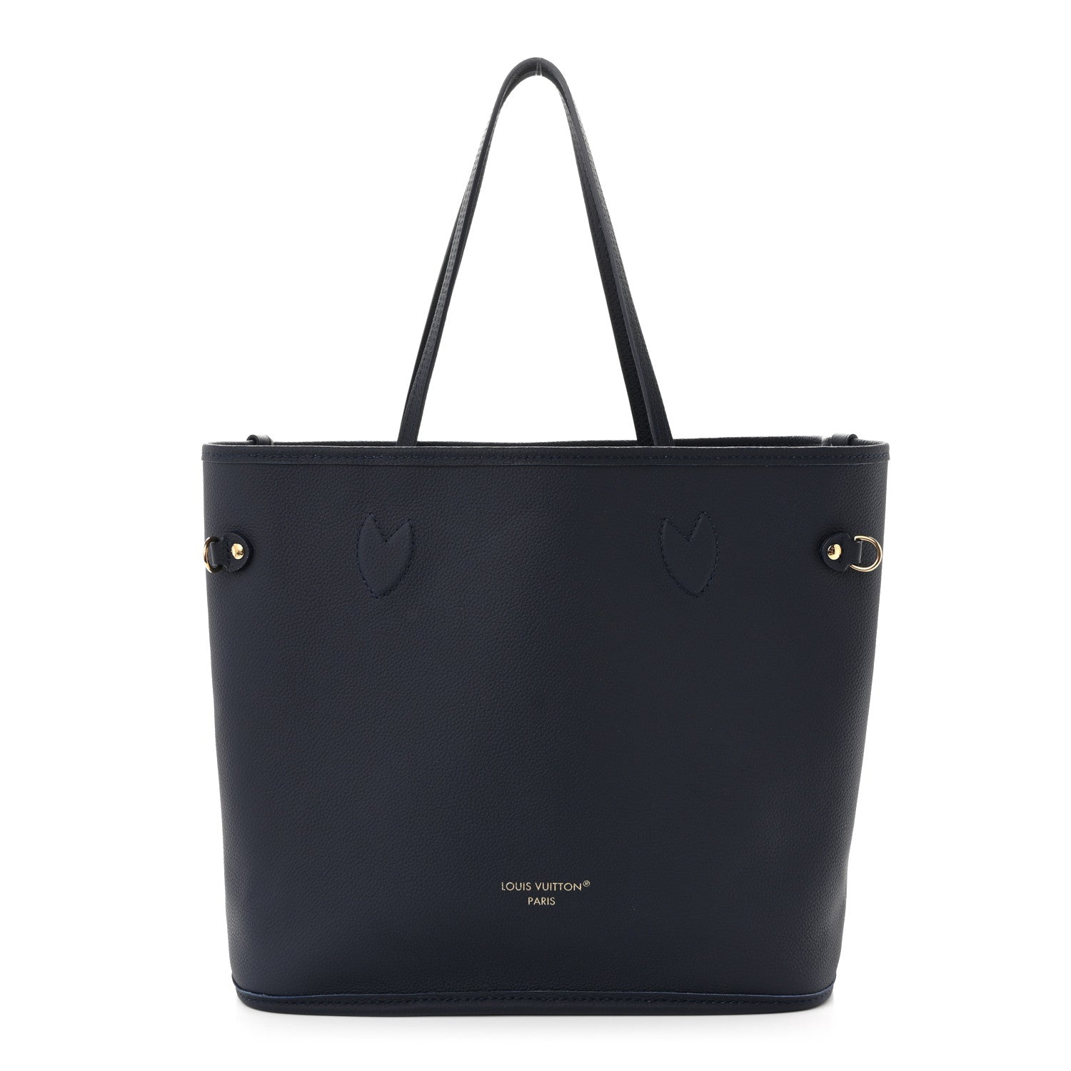Louis Vuitton Monogram Calfskin Neo Neverfull Inside Out MM Navy 3 of 18