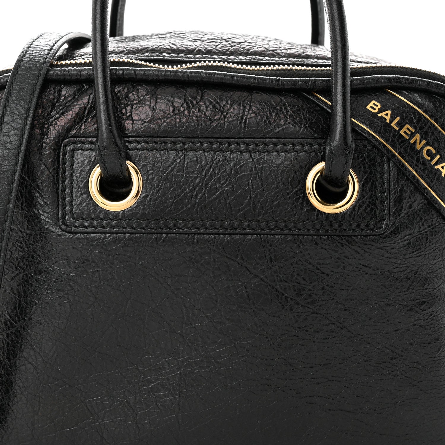 Balenciaga Agneau S Blanket Square Tote Black 8 of 10