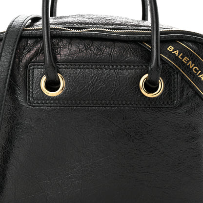 Balenciaga Agneau S Blanket Square Tote Black 8 of 10