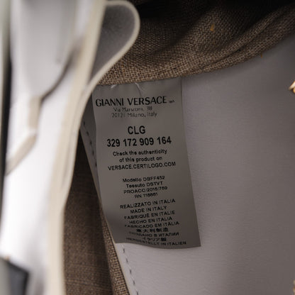 Versace Calfskin Medium Palazzo Empire Bag White 6 of 8
