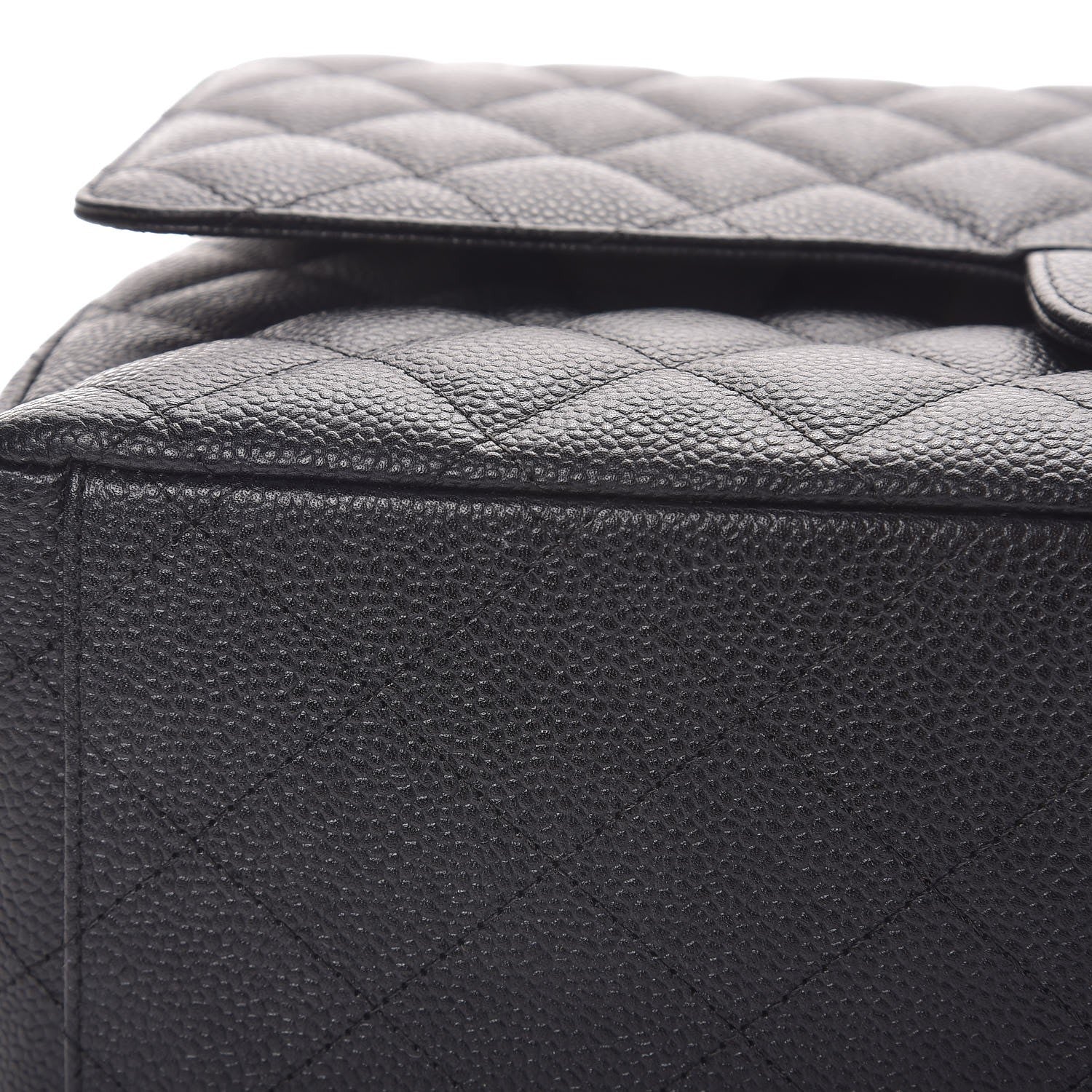 Chanel Caviar Quilted Maxi Double Flap Black 9 of 10