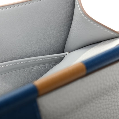 Hermes Taurillon Clemence Chevre Mysore Saut 25 Gris Perle 10 of 11