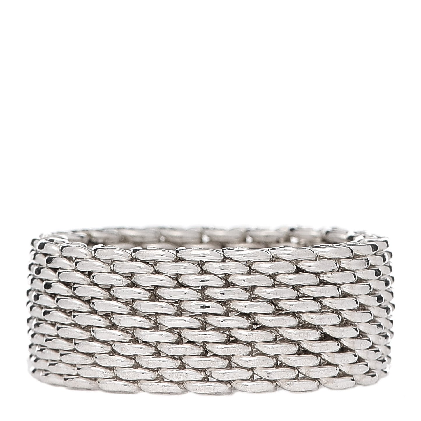 Sterling Silver Somerset Mesh Ring 58 8.5