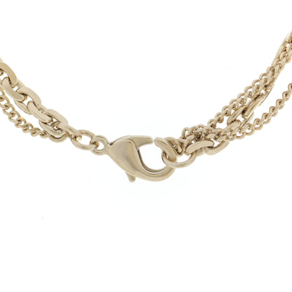 Chanel Crystal CC Multi Strand Chain Necklace Gold 5 of 7
