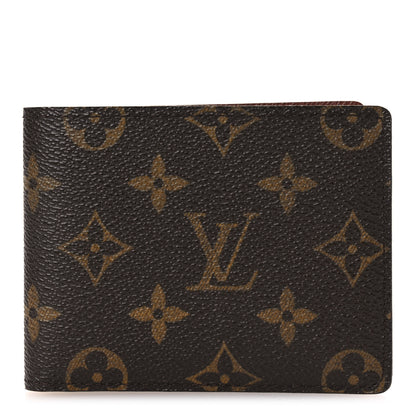 Louis Vuitton Monogram Mens Porte-Billets 3 Card Billfold Wallet 1 of 7