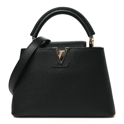 Louis Vuitton Taurillon Capucines BB  Black 1 of 9