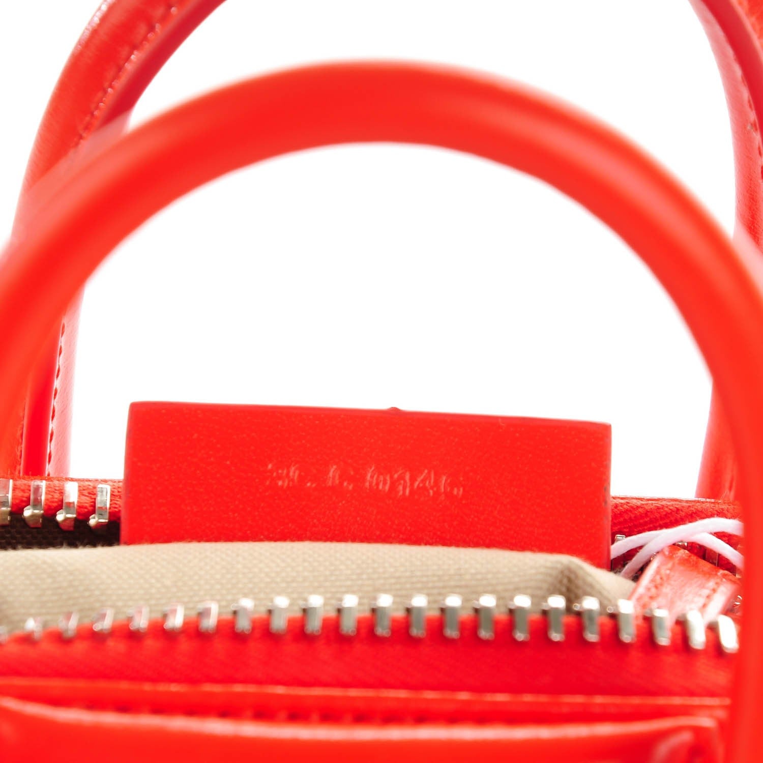 Givenchy Shiny Lord Calfskin Mini Antigona Bright Orange 7 of 7