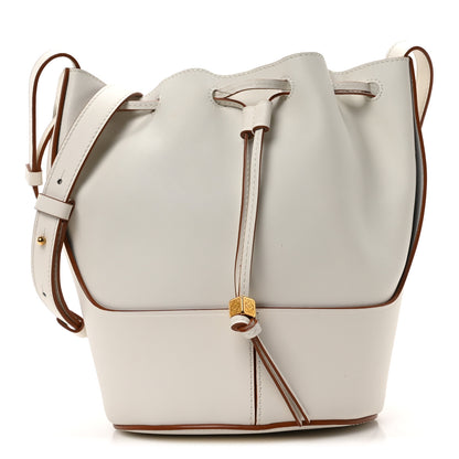 Loewe Calfskin Small Balloon Bucket Bag Soft White 1 of 9
