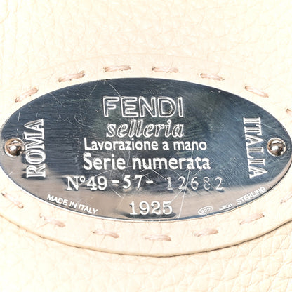 Fendi Cuoio Romano Selleria Chamois Medium Peekaboo I SEE U Satchel Corda Camelia Cipria 6 of 9