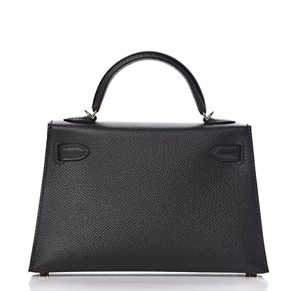 Hermes Epsom Mini Kelly Sellier 20 Black 4 of 31