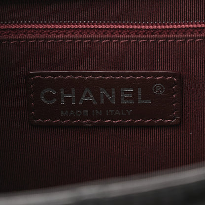 Chanel Glazed Calfskin Quilted Large Daily Walk Flap Black 6 of 11