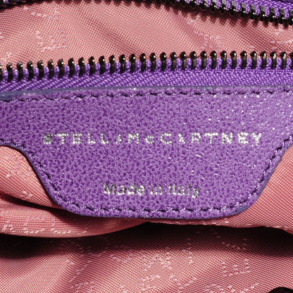 Stella McCartney Faux Leather Shaggy Deer Falabella Small Tote Bright Purple 6 of 8