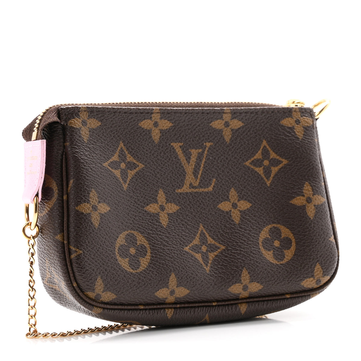 Louis Vuitton Monogram 2021 Christmas Animation Japanese Garden Mini Pochette Accessories Wisteria Pink 3 of 8