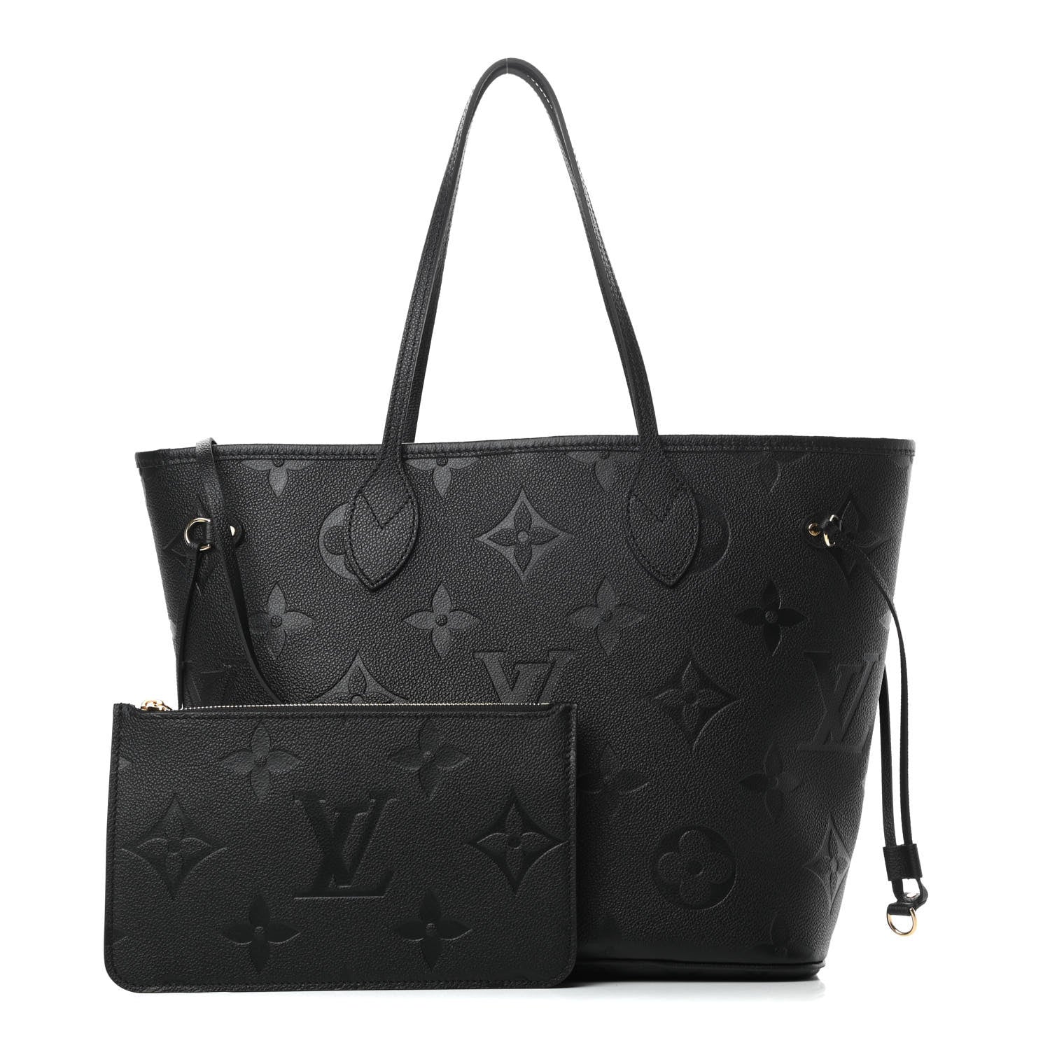 Louis Vuitton Empreinte Monogram Giant Neverfull MM Black 1 of 11