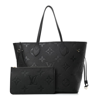 Louis Vuitton Empreinte Monogram Giant Neverfull MM Black 1 of 11