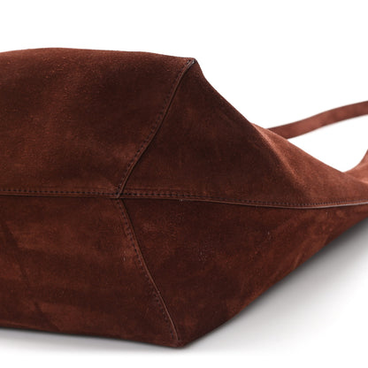 Mansur Gavriel Suede Everyday Cabas Tote Chocolate 9 of 10