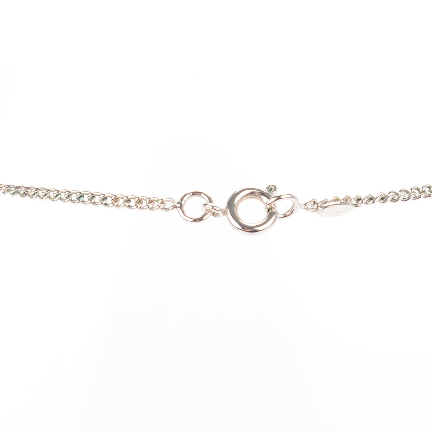 Enamel CC Necklace Black