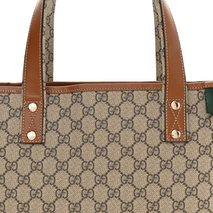 Gucci GG Plus Monogram Medium Signature Web Loop Tote Brown 8 of 10